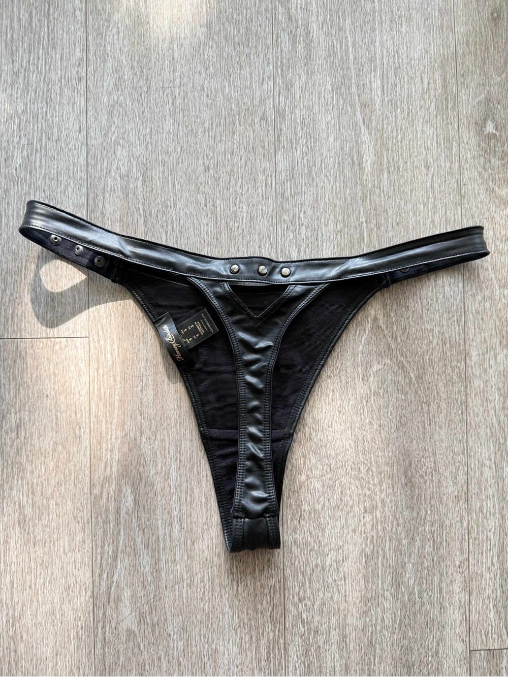 RARE Honey Birdette Connie 4-Piece Set 🖤 COMPLETE SET with gloves - Picture 3 of 14